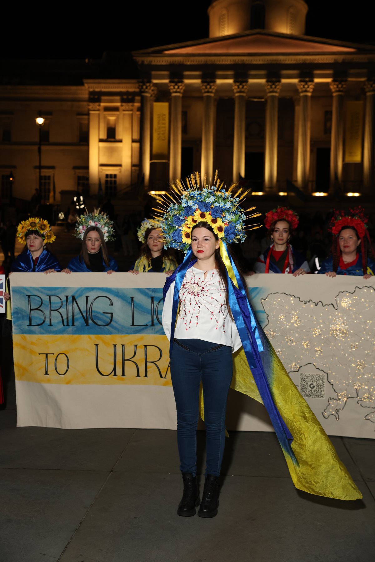 London rally marking four years since the full-scale invasion