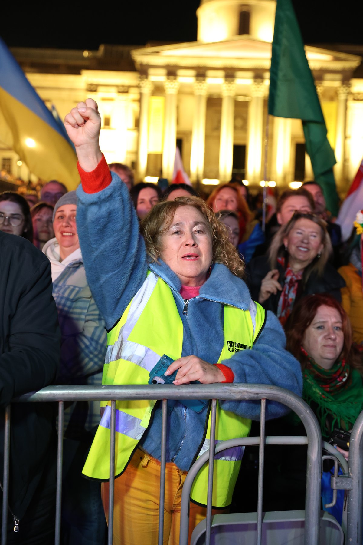 London rally marking four years since the full-scale invasion