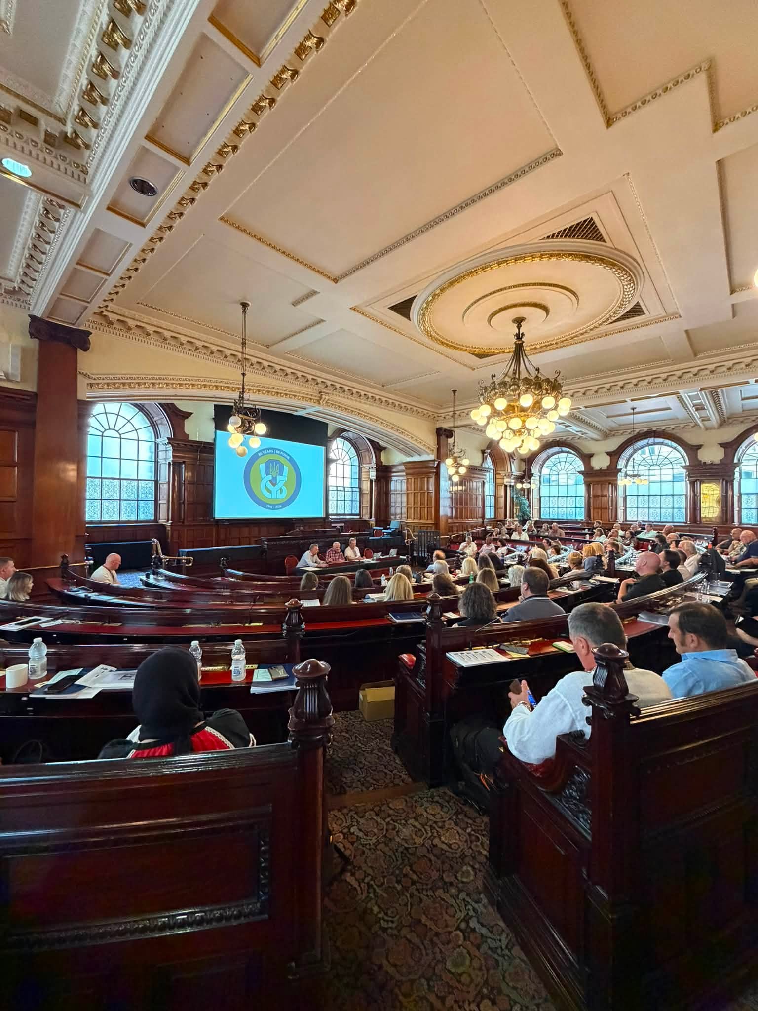 AUGB 80th anniversary gathering at Liverpool Town Hall