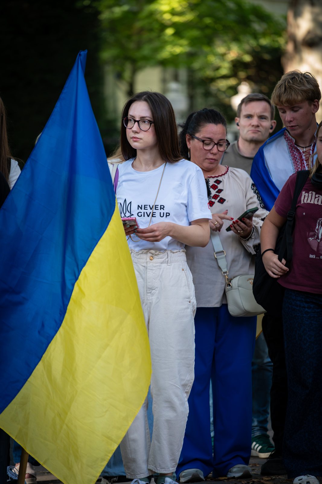 Ukraine Independence Day at the Statue of St Volodymyr, Holland Park, London, 24 August 2026