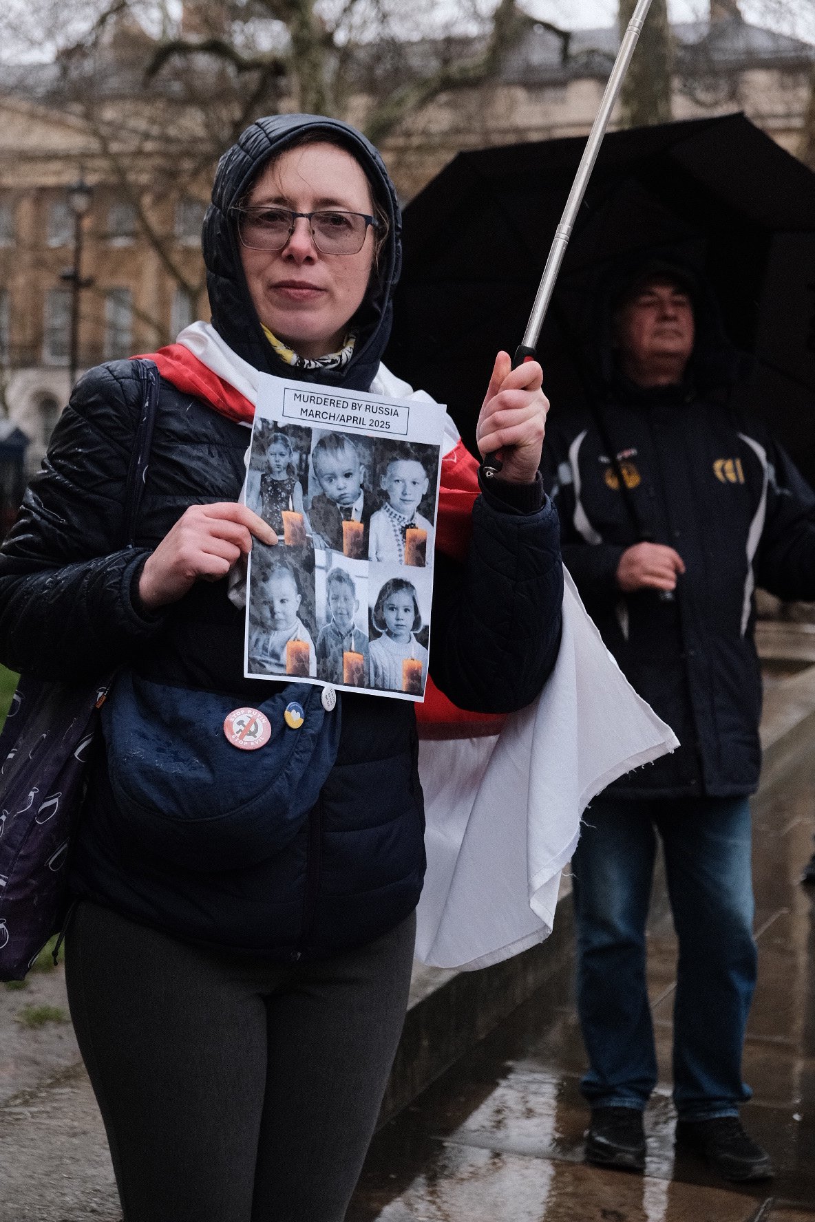 Mariupol remembrance action at Downing Street