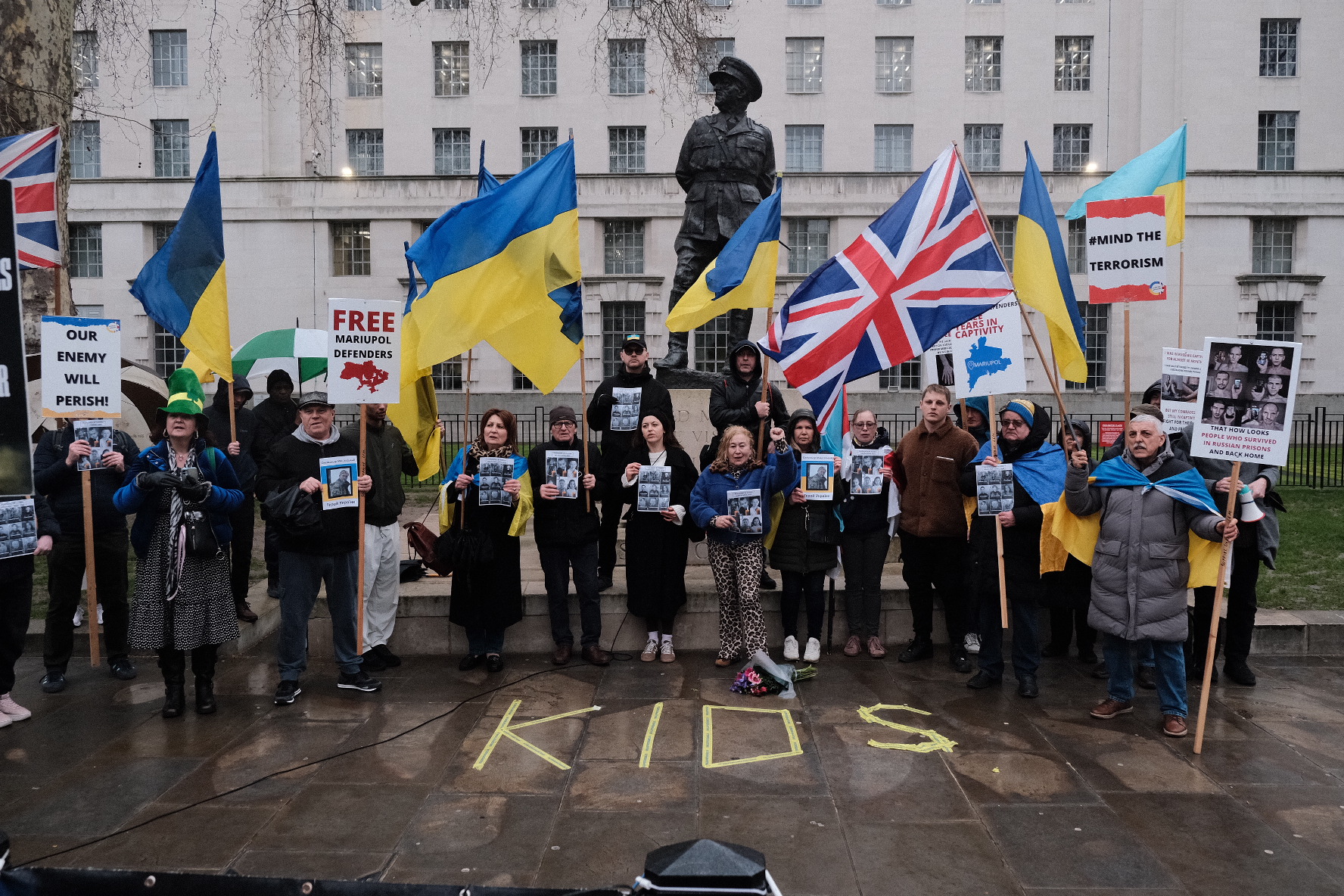 Mariupol Remembrance action in London, 15 March 2026