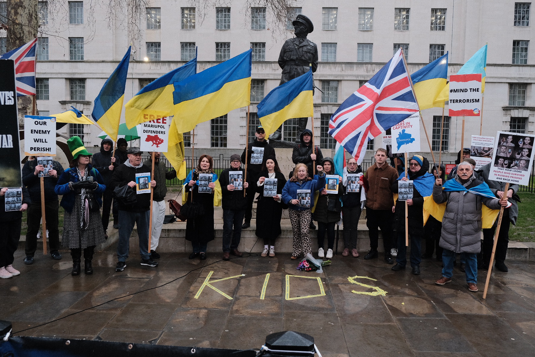 Mariupol Remembrance action in London, 15 March 2026