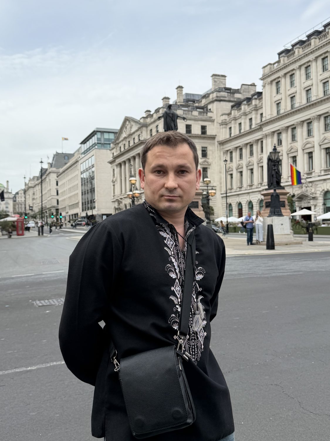 Support Ukraine volunteers behind the scenes at the Vyshyvanka March