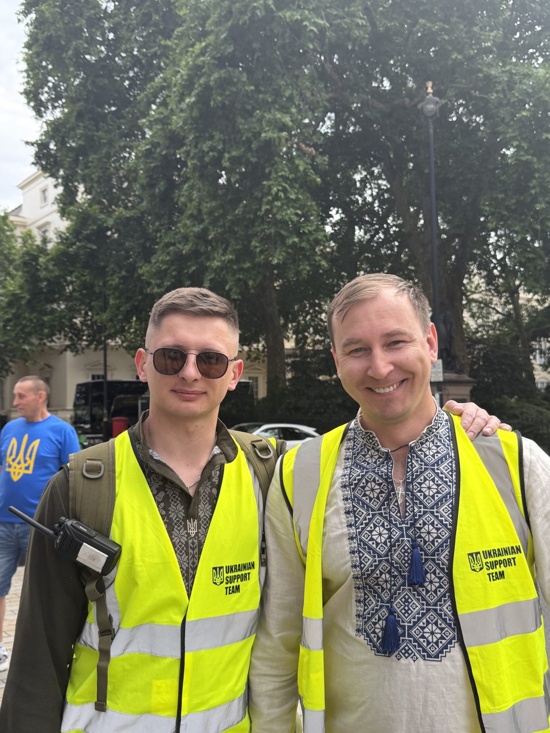Support Ukraine volunteers behind the scenes at the Vyshyvanka March