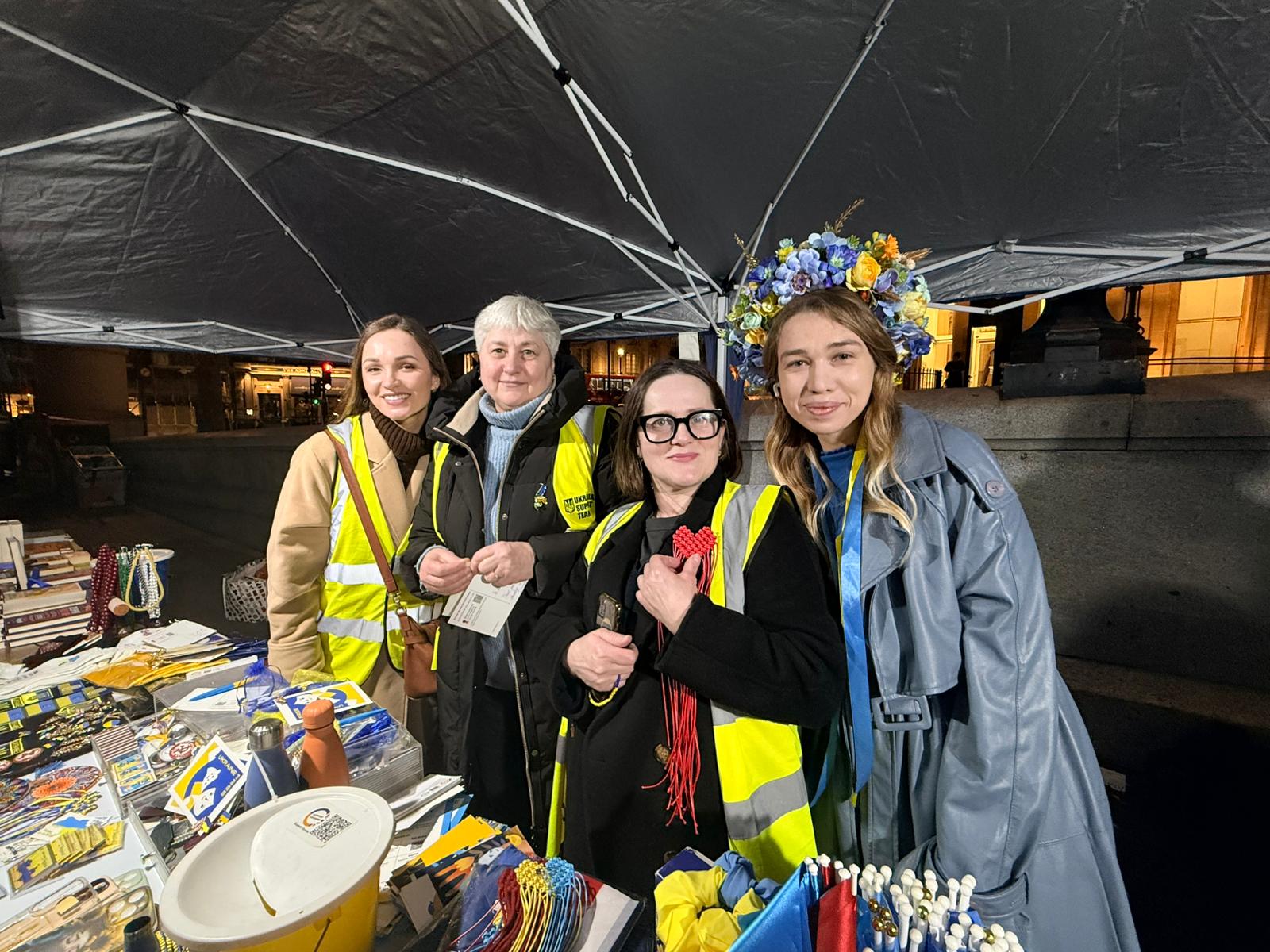 Support Ukraine volunteers during the 24 February 2026 London action