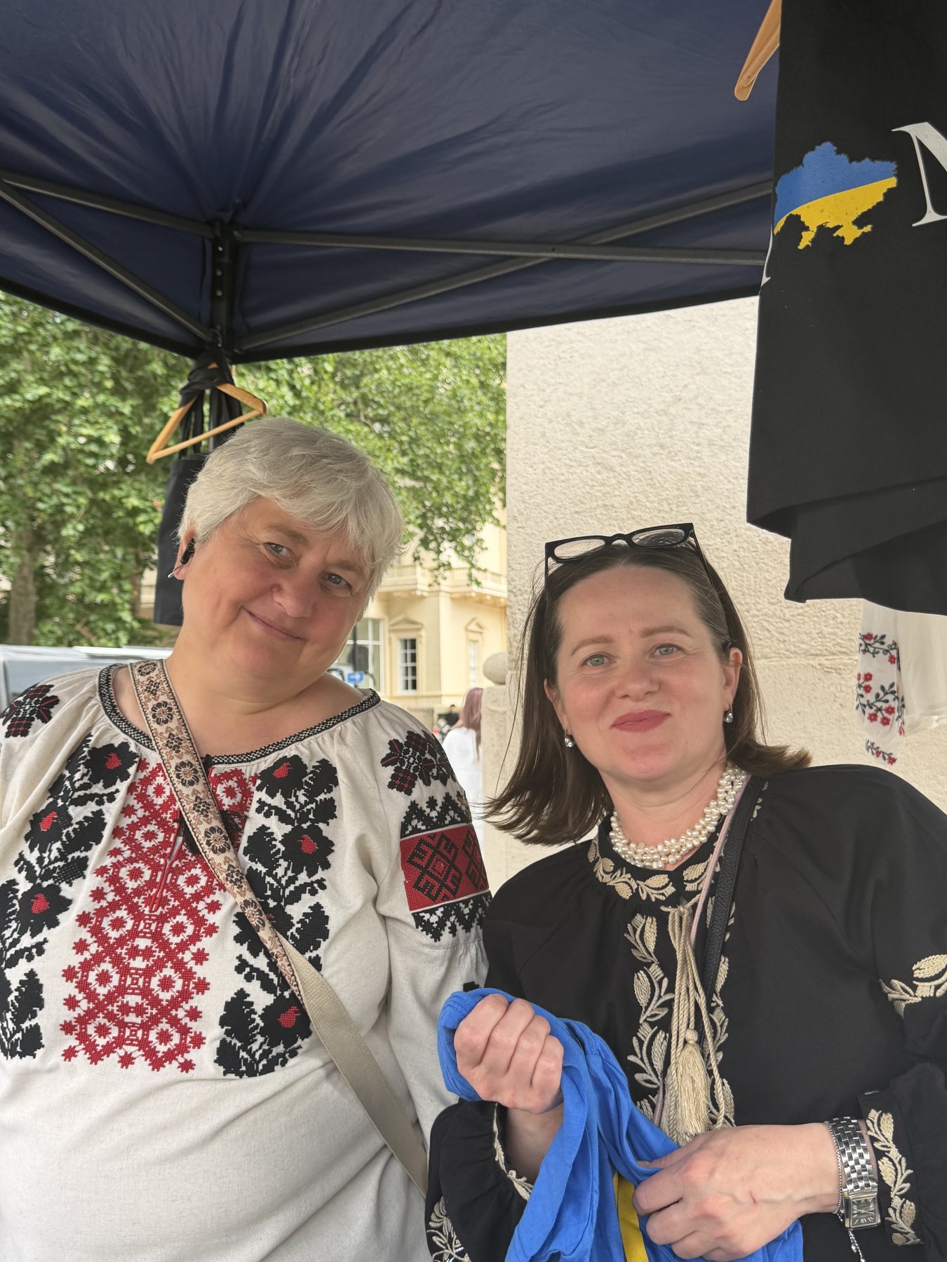 Support Ukraine volunteers behind the scenes at the Vyshyvanka March