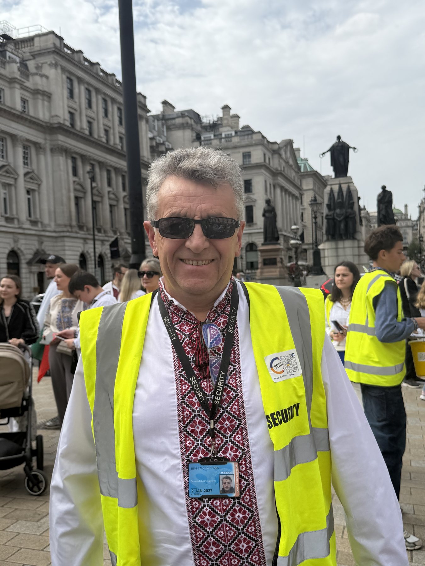 Support Ukraine volunteers behind the scenes at the Vyshyvanka March