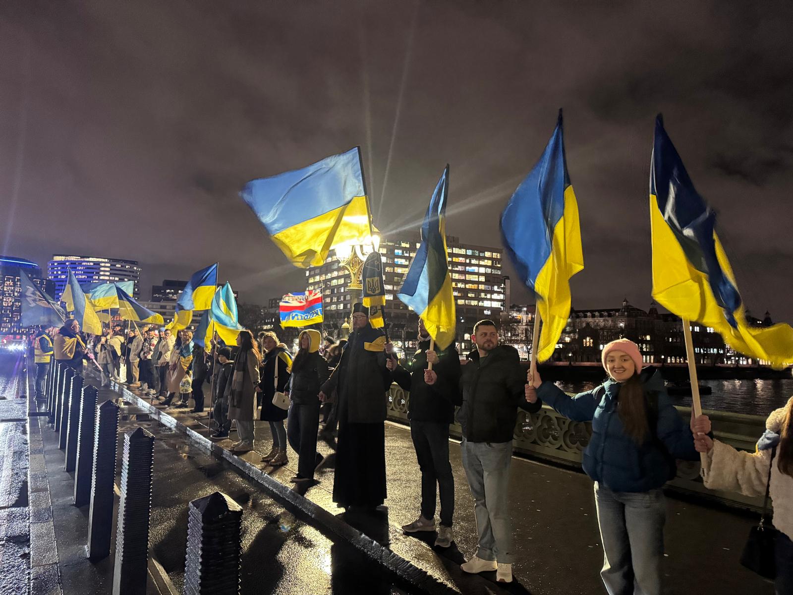 Day of Unity of Ukraine - Human Chain of Unity in London