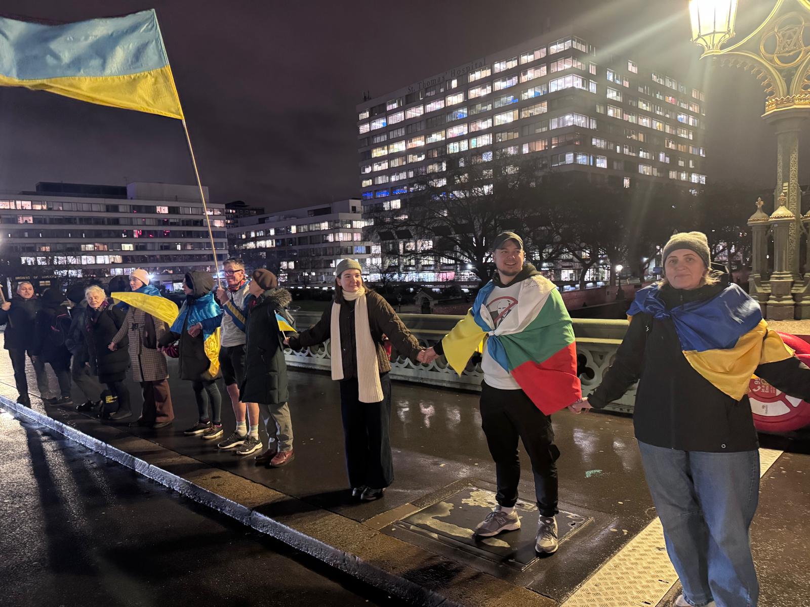 Day of Unity of Ukraine - Human Chain of Unity in London