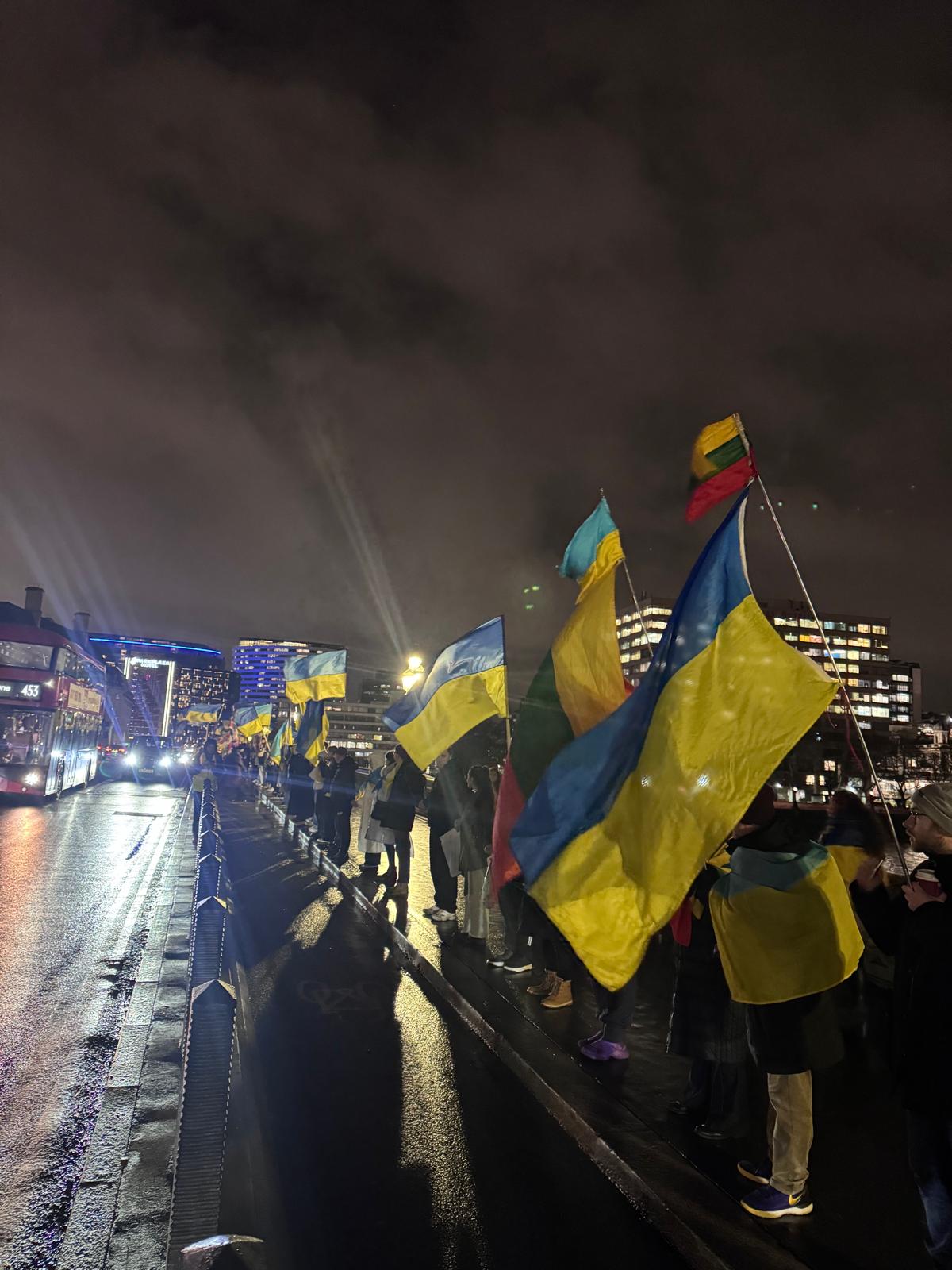 Day of Unity of Ukraine - Human Chain of Unity in London
