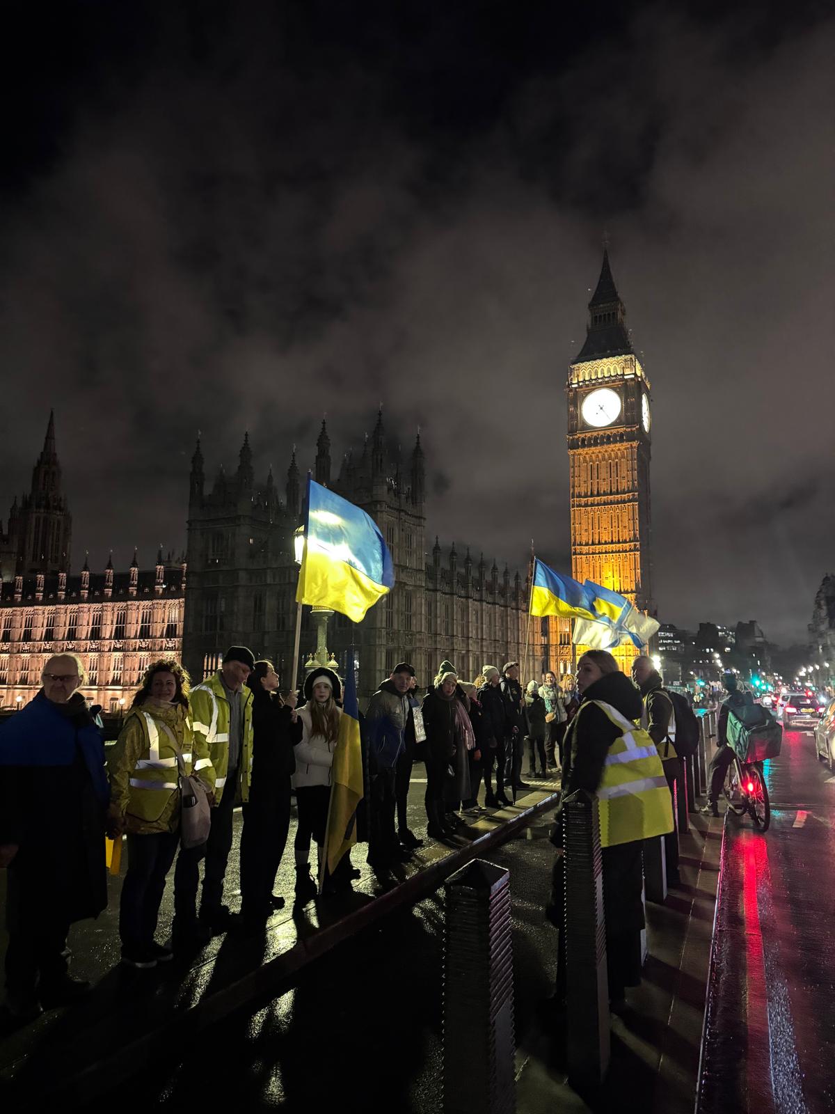 Day of Unity of Ukraine - Human Chain of Unity in London