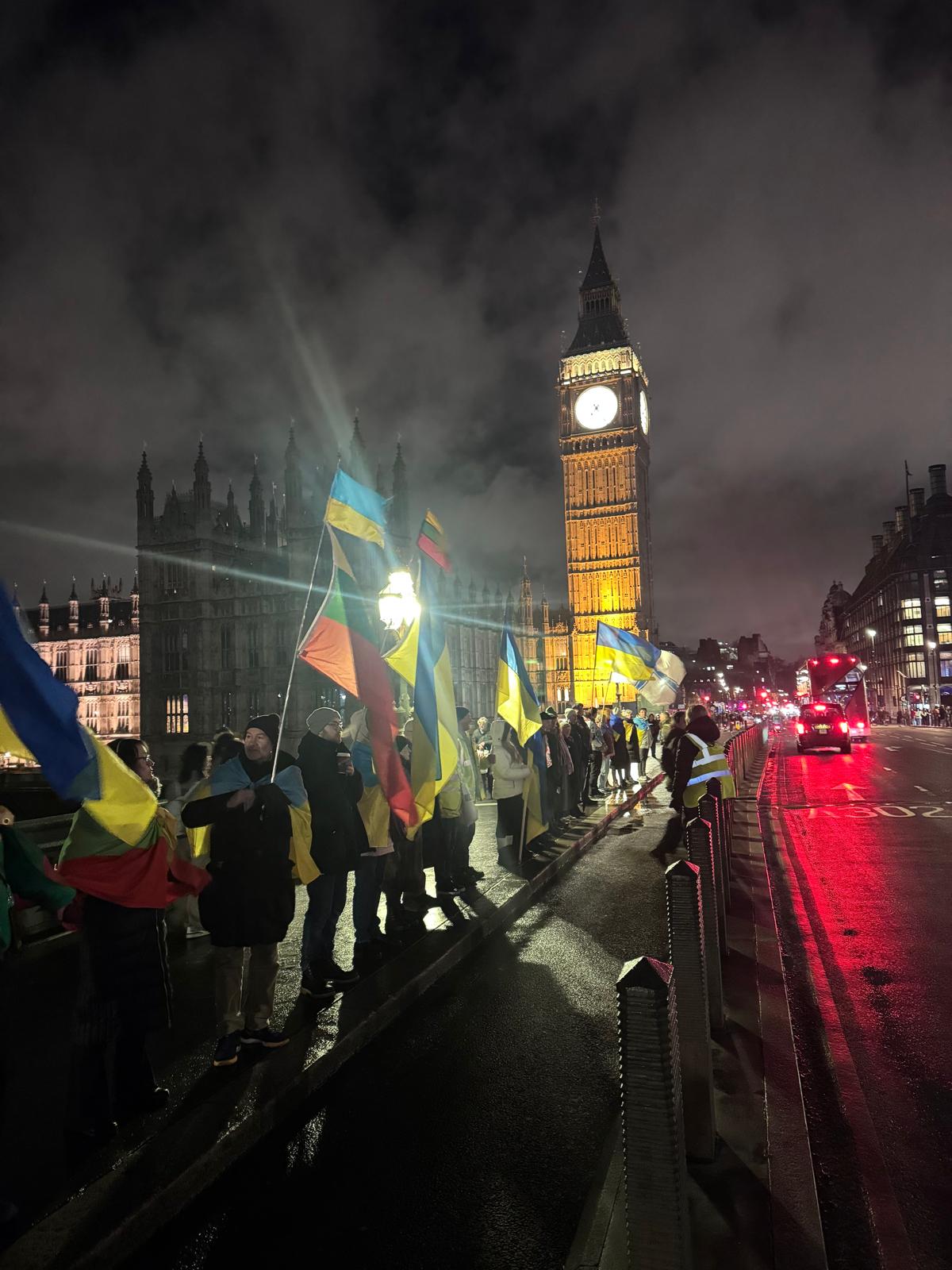 Day of Unity of Ukraine - Human Chain of Unity in London