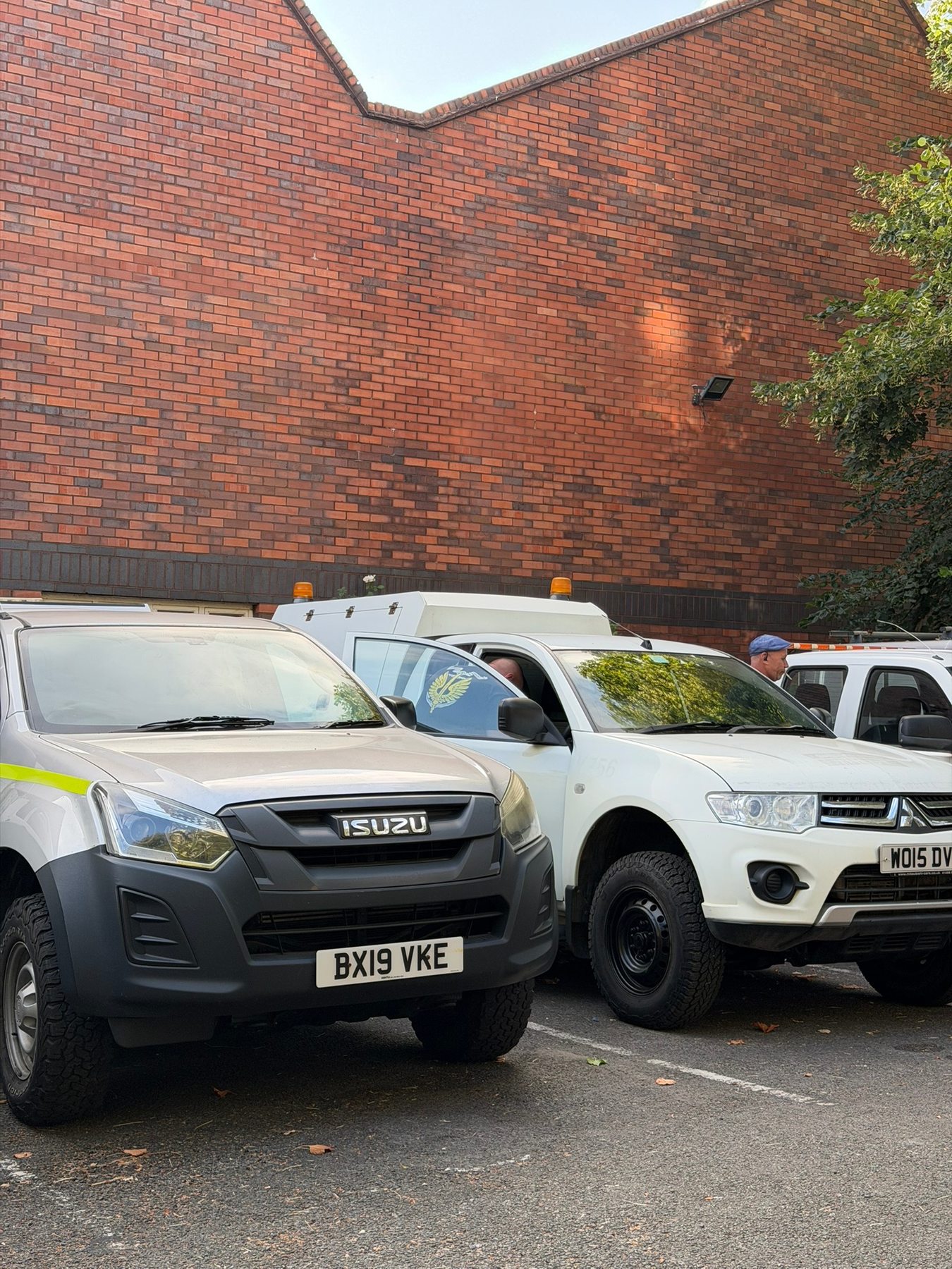 Vehicles prepared for delivery to Ukraine