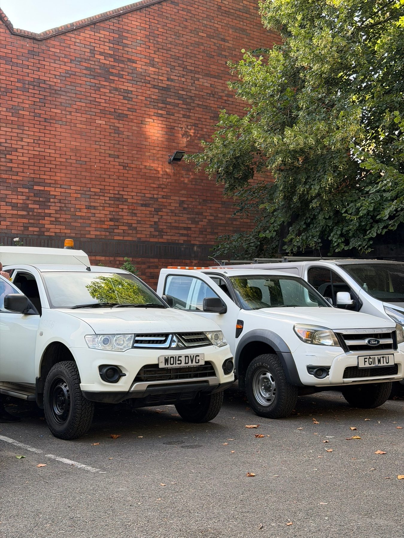Vehicles prepared for delivery to Ukraine