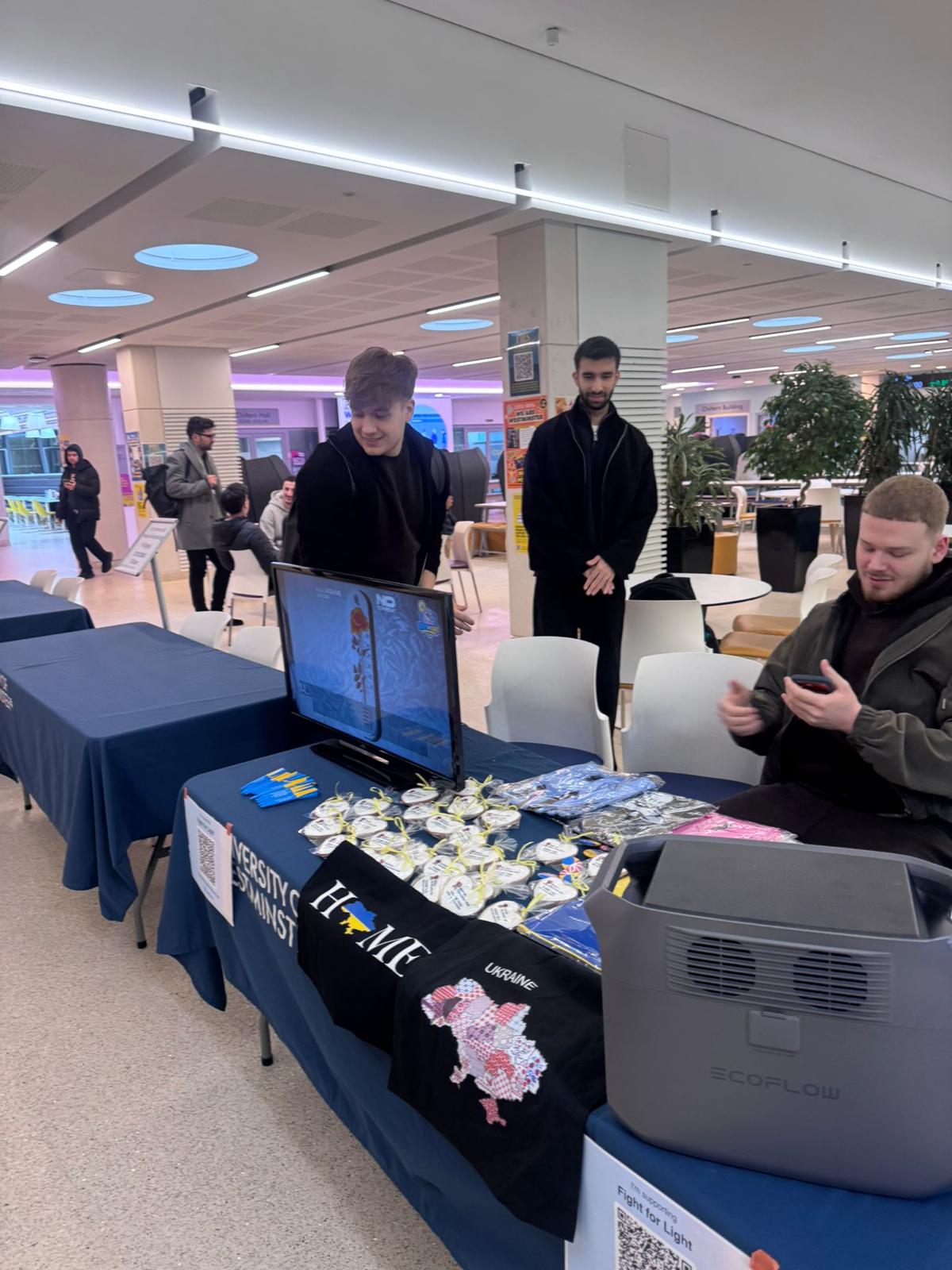 Fundraiser for Alternative Power Sources in Ukraine at the University of Westminster